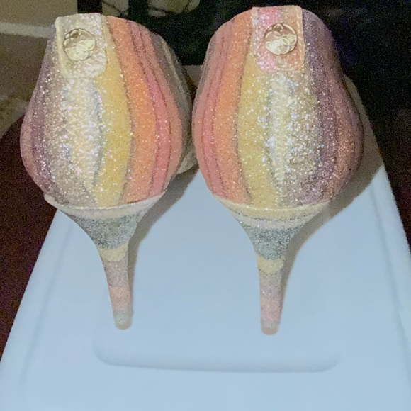 GUESS Striped Glitter Heels - Multicolor - Picture 2 of 3